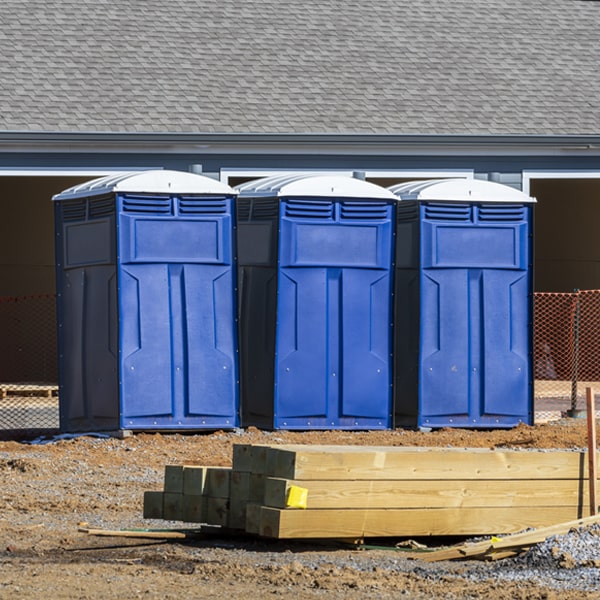 how do you ensure the portable toilets are secure and safe from vandalism during an event in Hampton CT